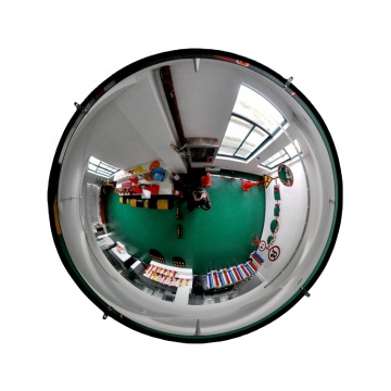 360 degree view acrylic safety convex full dome mirror